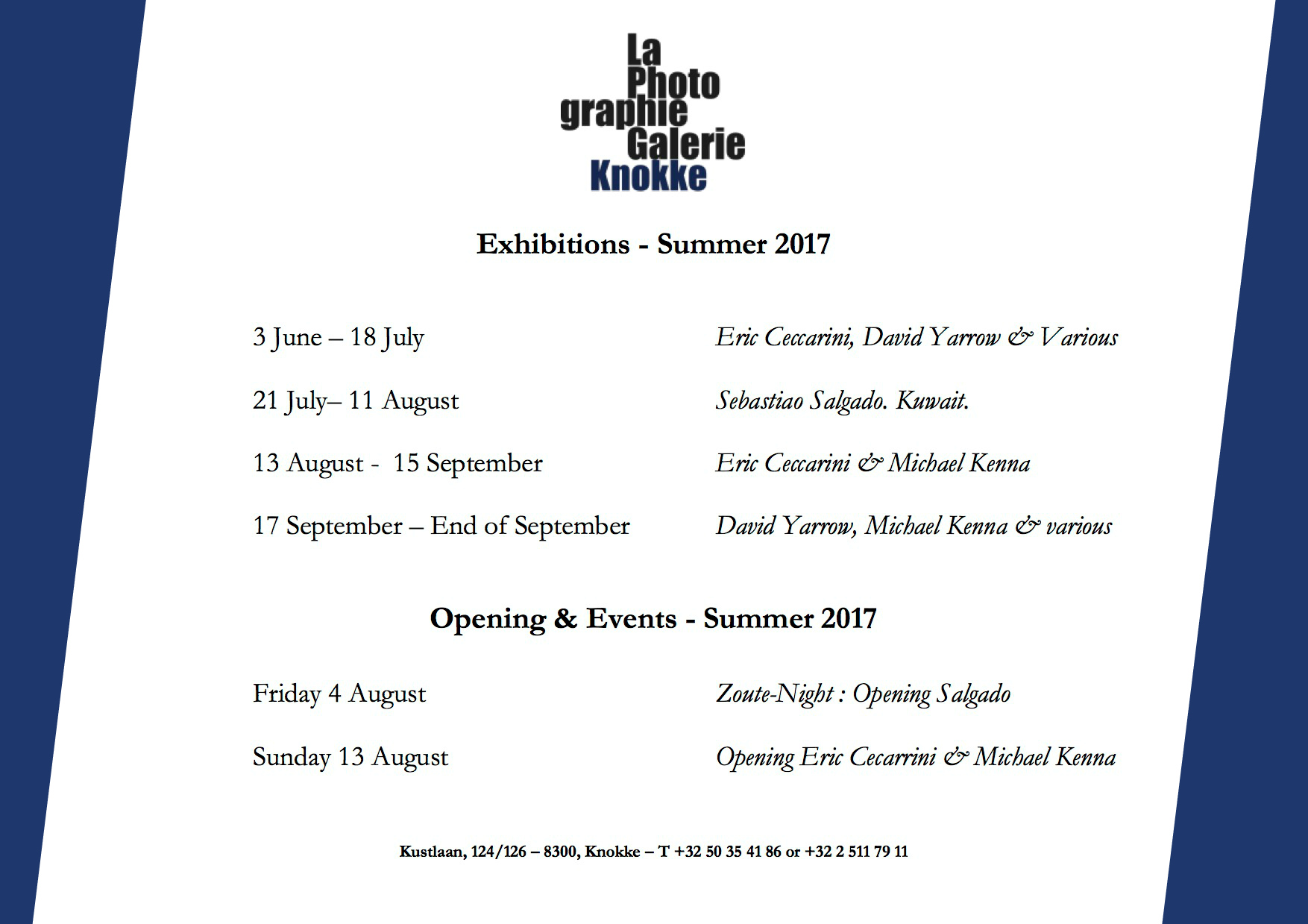 Knokke exhibition